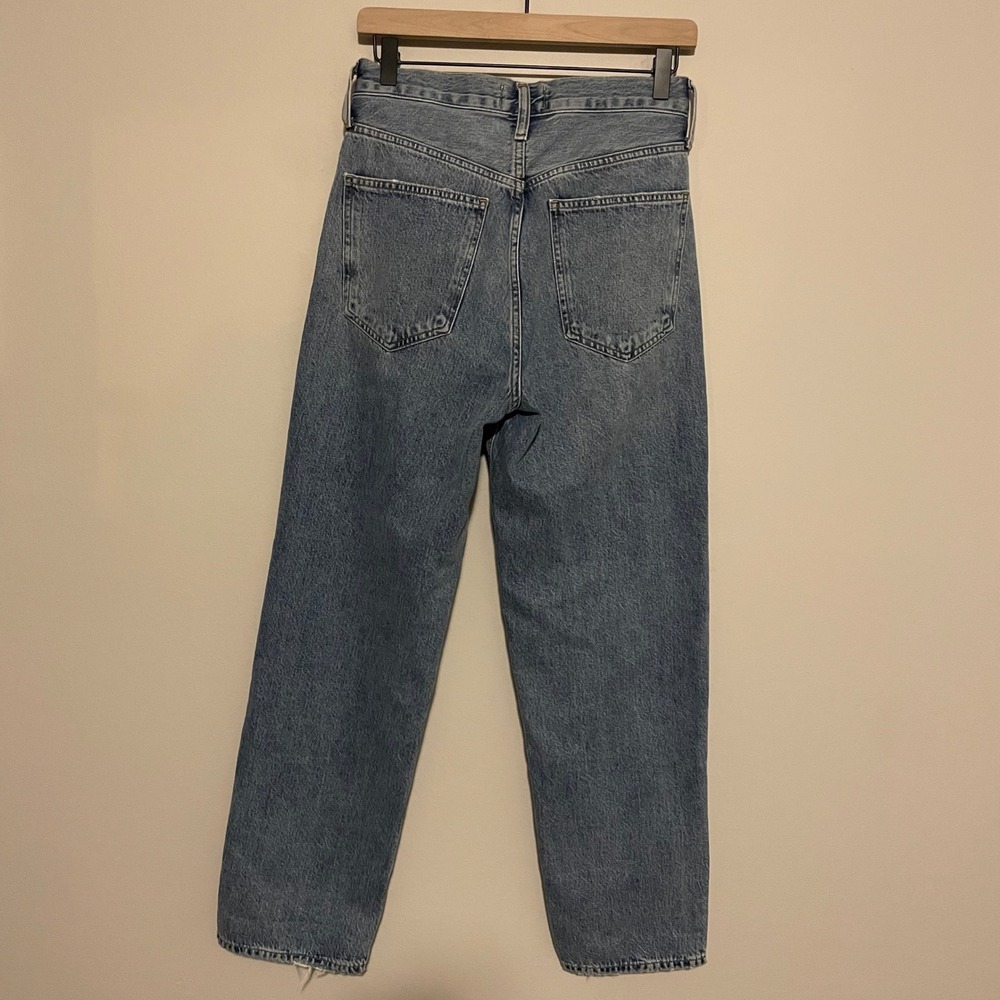 Agolde Criss Cross jeans straight leg 25 cotton casual boho denim classic - Picture 5 of 6
